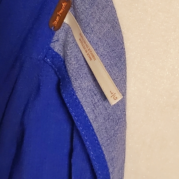 🌺NWT🌼 Free People Gemma Tunic Dress in Blue , Large - Picture 13 of 16